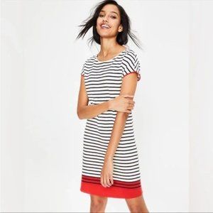 Boden Paulina Striped Jersey Shift Dress
